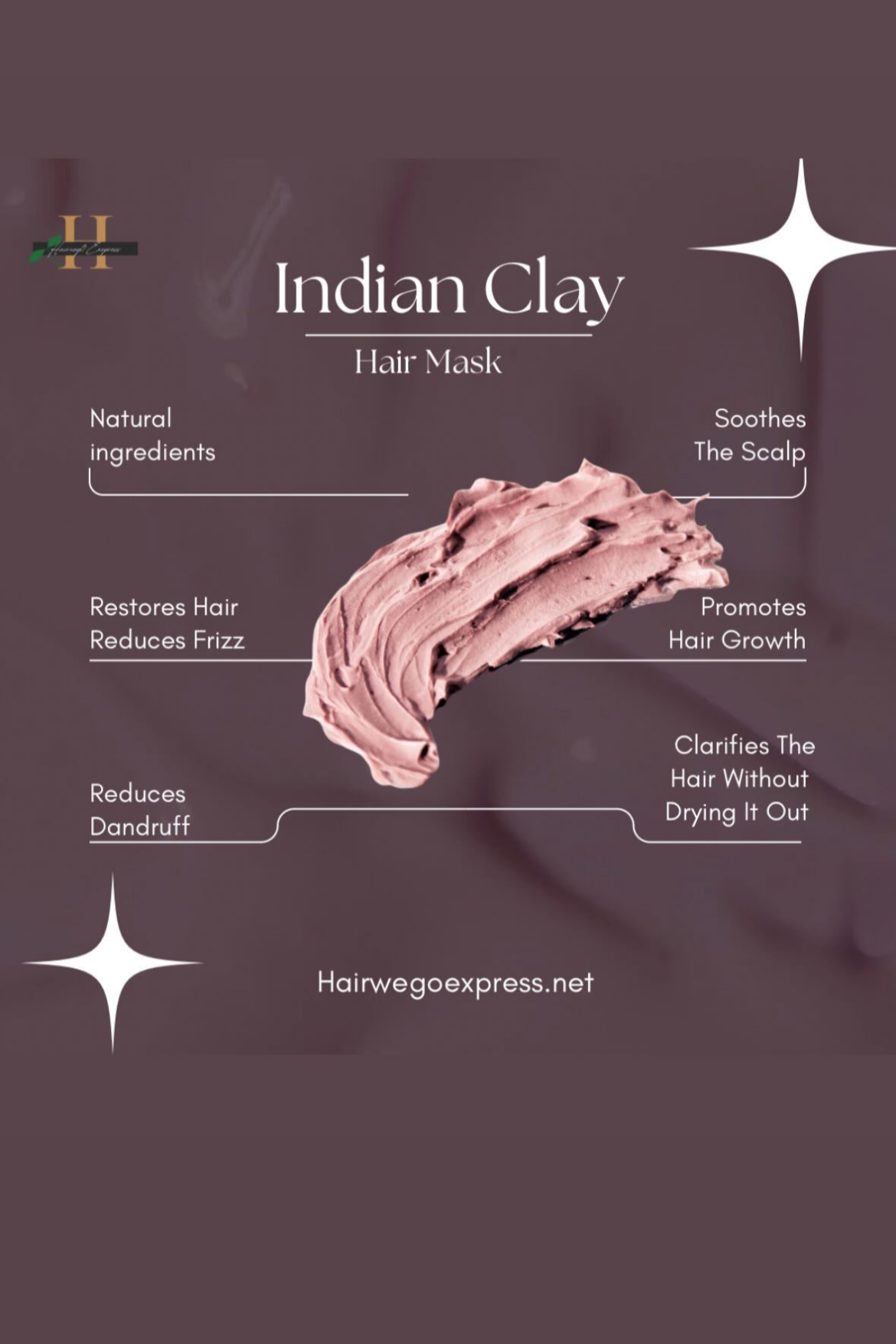 Pink Lotus Hair Clay