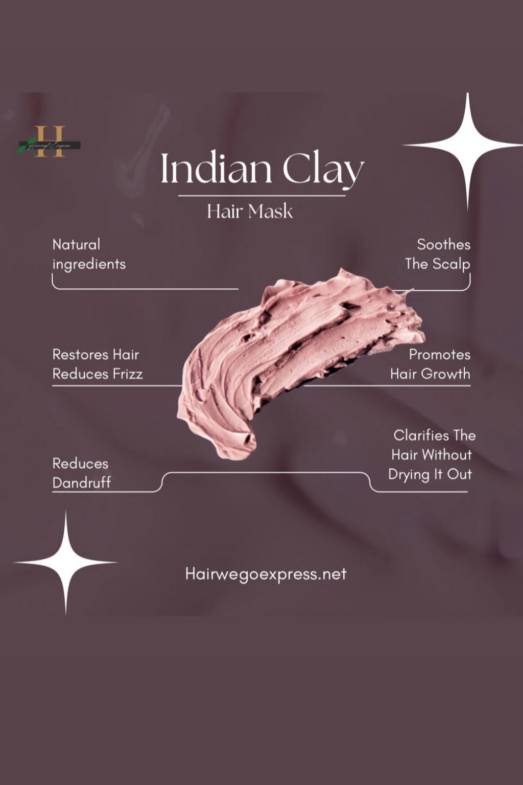 Pink Lotus Hair Clay
